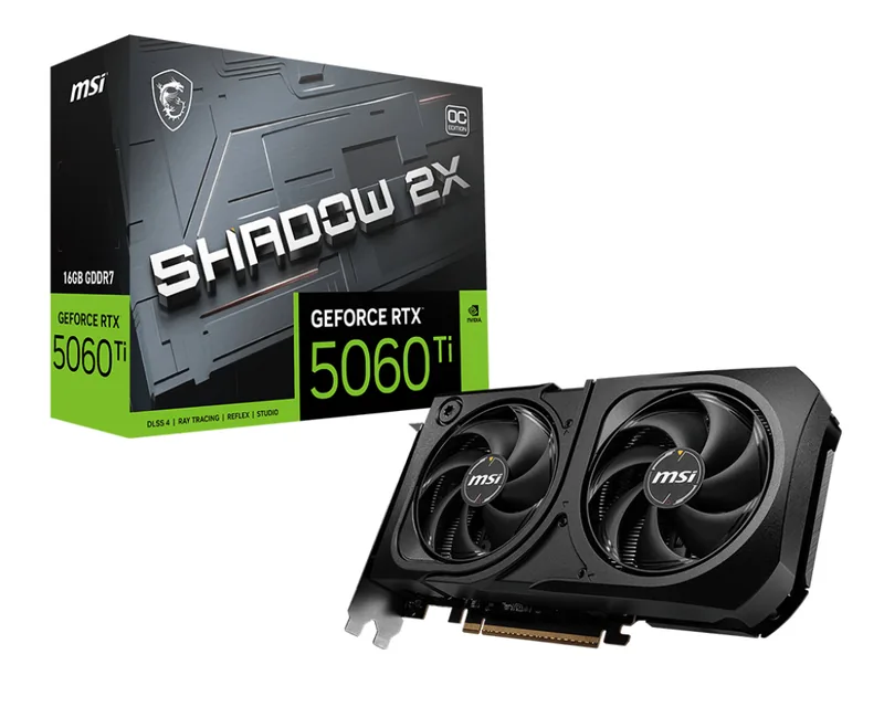 MSI GEFORCE 5060 TI 16GB SHADOW 2X OC PLUS BULK
