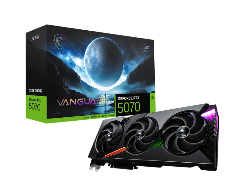 MSI GeForce RTX 5070 12G VANGUARD SOC
