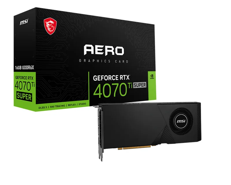 MSI GeForce RTX 4070 Ti SUPER 16G AERO