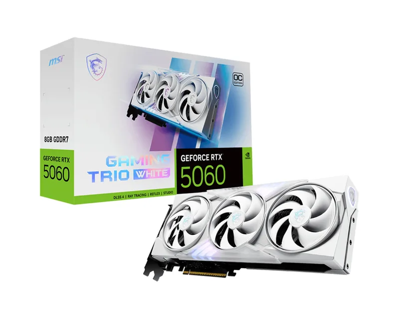MSI GeForce RTX 5060 8G GAMING TRIO OC WHITE