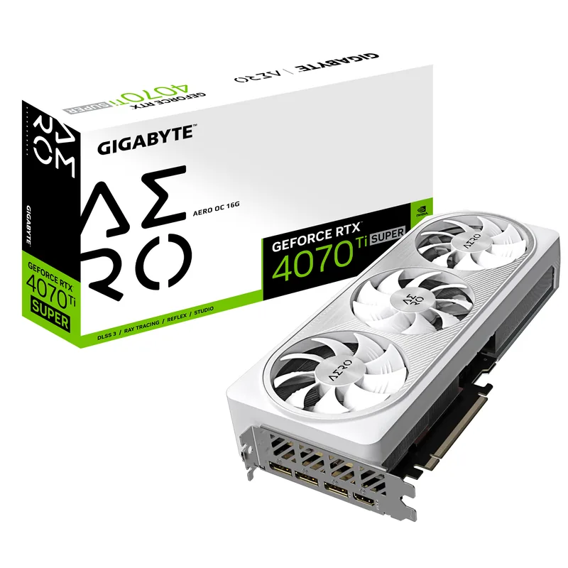 GIGABYTE GeForce RTX 4070 Ti SUPER AERO OC 16G
