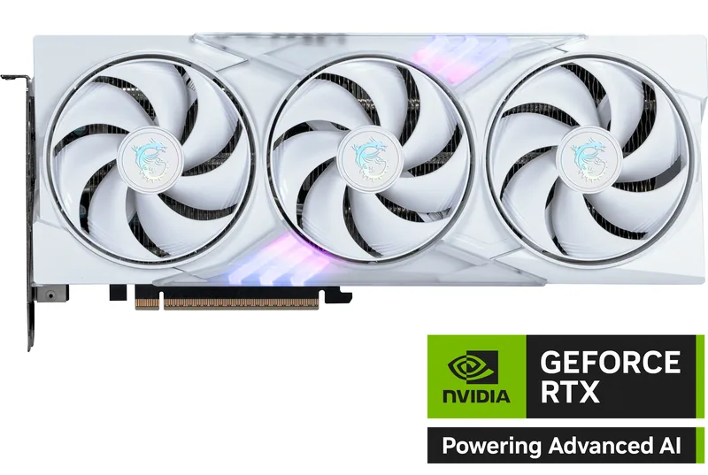 MSI GeForce RTX 5060 TI 16G GAMING TRIO OC WHITE