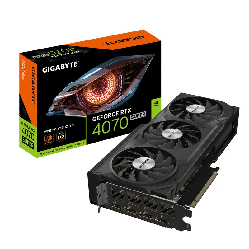 GIGABYTE GeForce RTX 4070 SUPER WINDFORCE OC 12G