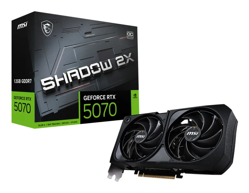MSI GeForce RTX 5070 12G SHADOW 2X OC