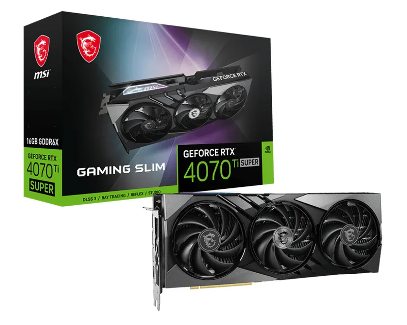 MSI GeForce RTX 4070 Ti SUPER 16G GAMING SLIM