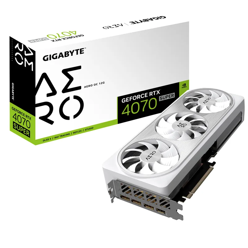 GIGABYTE GeForce RTX 4070 SUPER AERO OC 12G