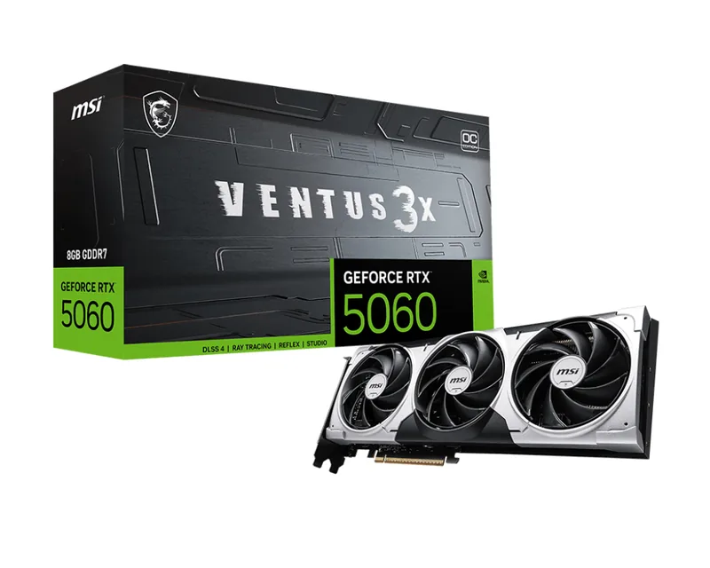 MSI GEFORCE RTX 5060 8G VENTUS 3X OC