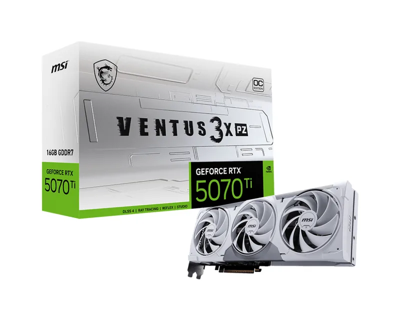 MSI GEFORCE RTX 5070 TI 16G VENTUS 3X PZ OC