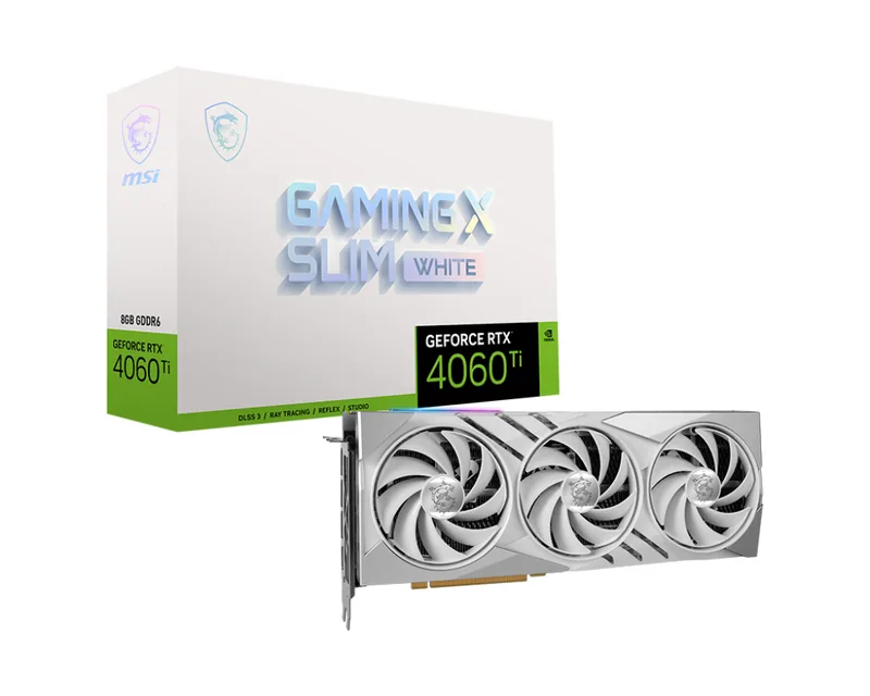 MSI GeForce RTX 4060 Ti GAMING X SLIM WHITE 8G