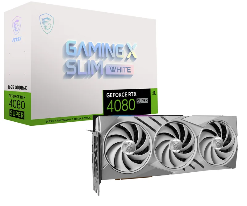 MSI GeForce RTX 4080 SUPER 16G GAMING X SLIM WHITE