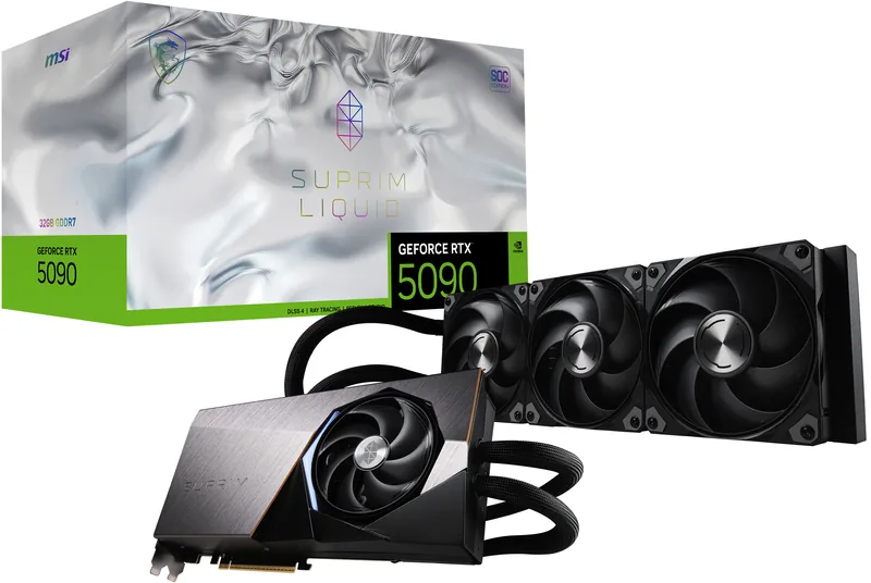 MSI GEFORCE RTX 5090 32G SUPRIM LIQUID SOC