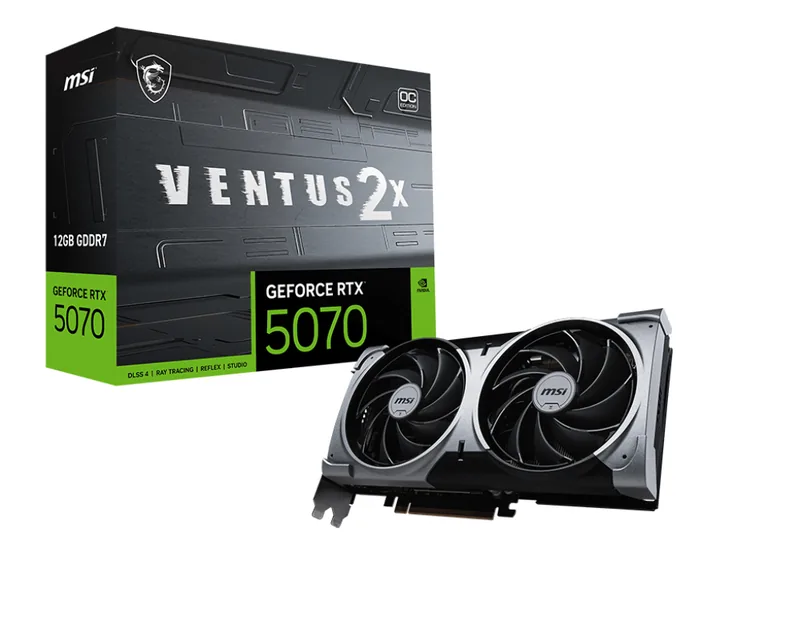 MSI GeForce RTX 5070 12G VENTUS 2X OC