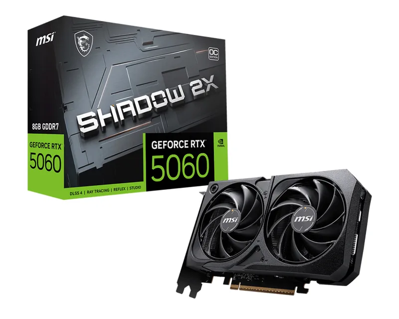 MSI GeForce RTX 5060 8G SHADOW 2X OC