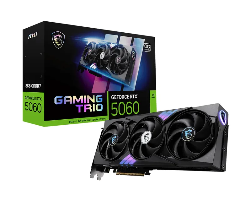 MSI RTX 5060 GAMING TRIO OC 8GB GDDR7