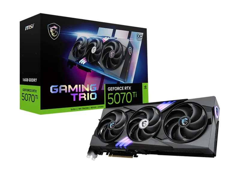 MSI RTX 5070 Ti GAMING TRIO OC 16GB GDDR7