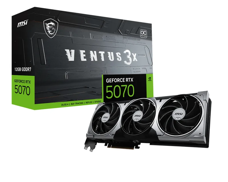 MSI RTX 5070 VENTUS 3X OC 12GB GDDR7